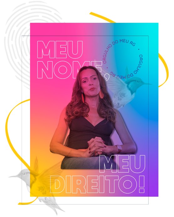 Mulher trans selecionada para retificar nome e gênero gratuitamente pelo Orgulho do Meu RG.